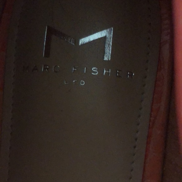 NWT Marc fisher Jadan shoe orange ballet flats - Picture 2 of 3